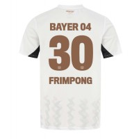 Bayer Leverkusen Jeremie Frimpong #30 Bortatröja 2024-25 Korta ärmar